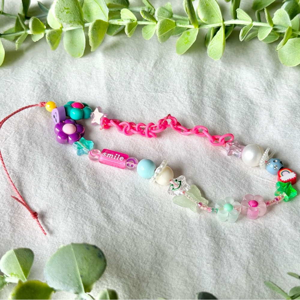 Beaded Phone Wrist Strap